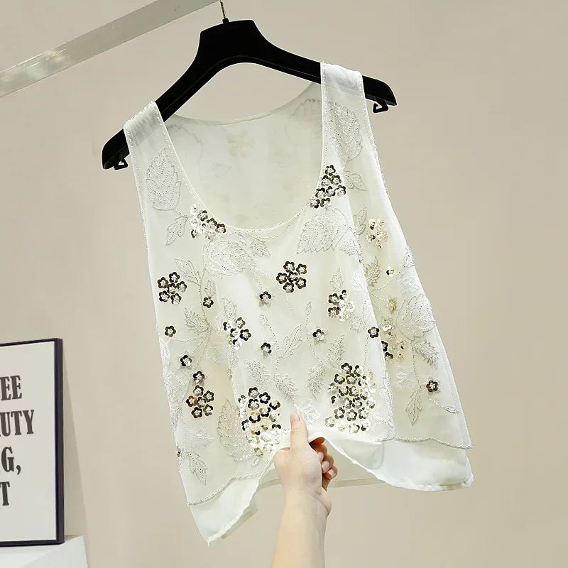 Women's Chiffon Vest Top